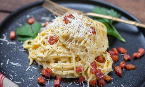 اسپاگتی کربونارا، غذای سنتی ایتالیا