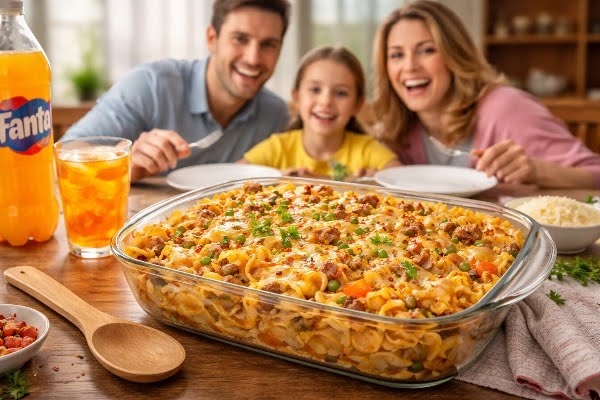 pasta as a family dinner