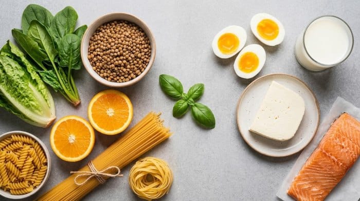 ویتامین B12 و فولات را فراموش نکنید