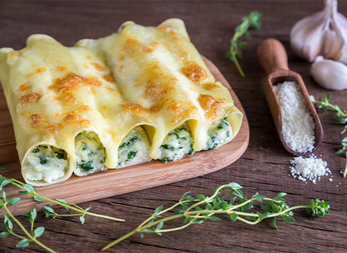 Spinach and Ricotta Cannelloni