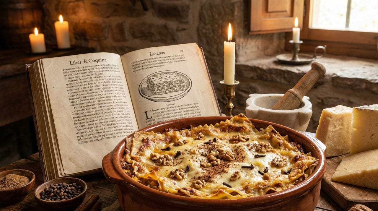 تاریخچه لازانیا در کتاب های آشپزی
