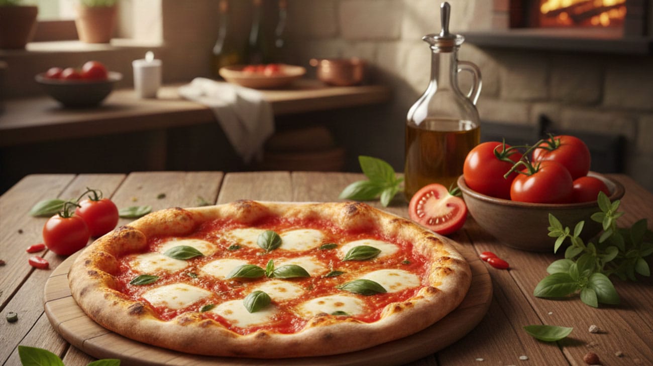 ترکیب گوجه و پیتزا