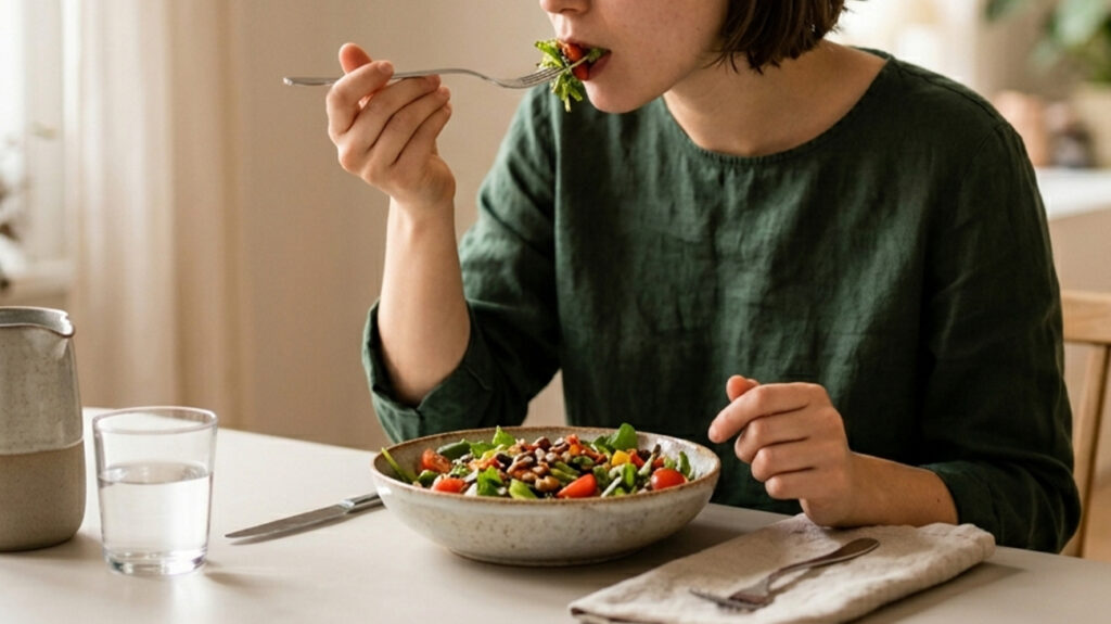 چگونه سرعت غذا خوردن را کنترل کنیم؟