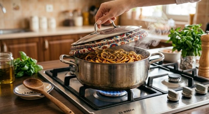 Steaming Persian Macaroni