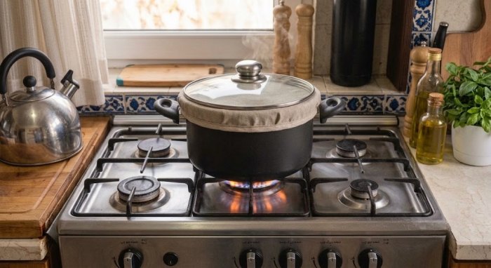 Steaming Macaroni