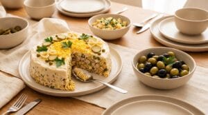 طرز تهیه سالاد الویه با ماکارونی