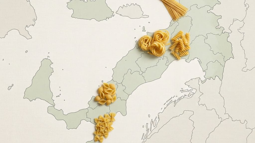 داستان شکل های پاستای ایتالیایی