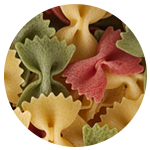 Tri-Color Farfalle